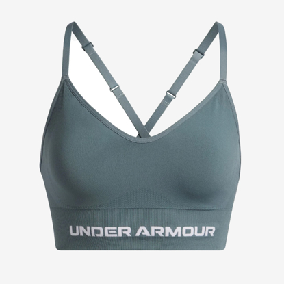 UNDER ARMOUR ž trening top 1384417-587 VANISH SEAMLESS LOW SPORTS BRA jasper blue