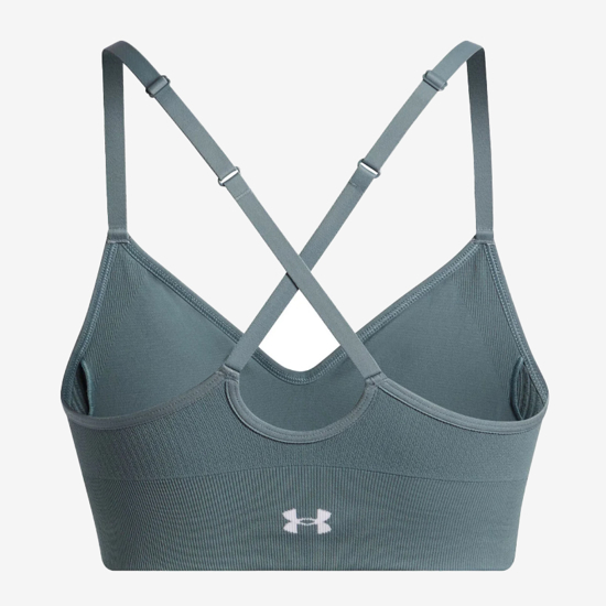 UNDER ARMOUR ž trening top 1384417-587 VANISH SEAMLESS LOW SPORTS BRA jasper blue