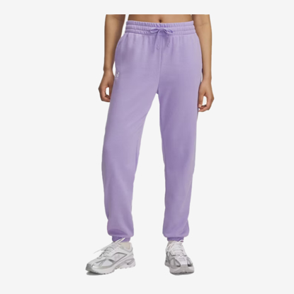 UNDER ARMOUR ž hlače 1382735-538 RIVAL TERRY JOGGERS transparent white