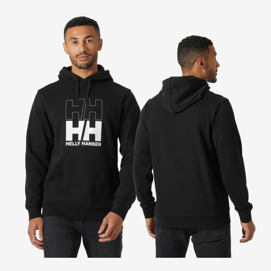 HELLY HANSEN m kapucar 54526 994 BOX HOODIE black