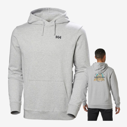 HELLY HANSEN m kapucar 54524 948 BOX HOODIE grey melange