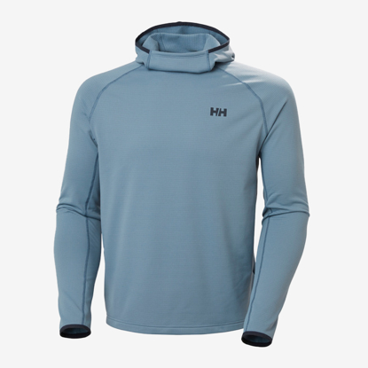 HELLY HANSEN m kapucar 49551 601 VERSALITE FLEECE HOODIE washed navy