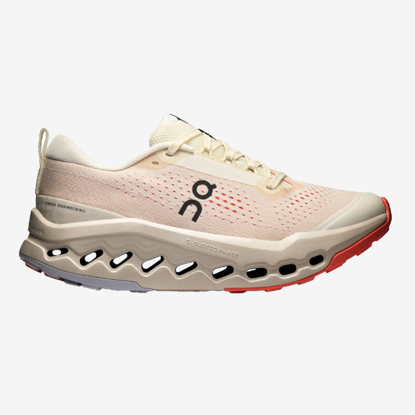 On ž trail copati 3WF30103297 CLOUDSURFER TRAIL 2 ivory salmon