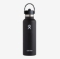 HYDRO FLASK 21 oz STANDARD MOUTH WITH FLEX STRAW CAP ml black