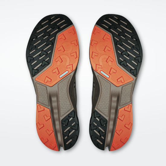 On m trail copati 3MF30223609 CLOUDSURFER TRAIL 2 eclipse cinder