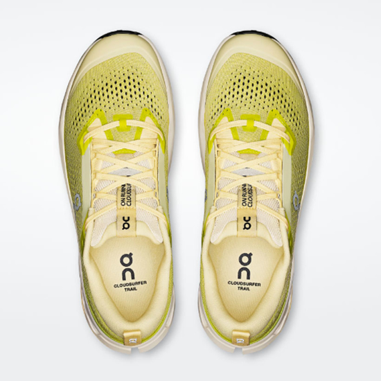 On m trail copati 3MF30223072 CLOUDSURFER TRAIL 2 ivory lime