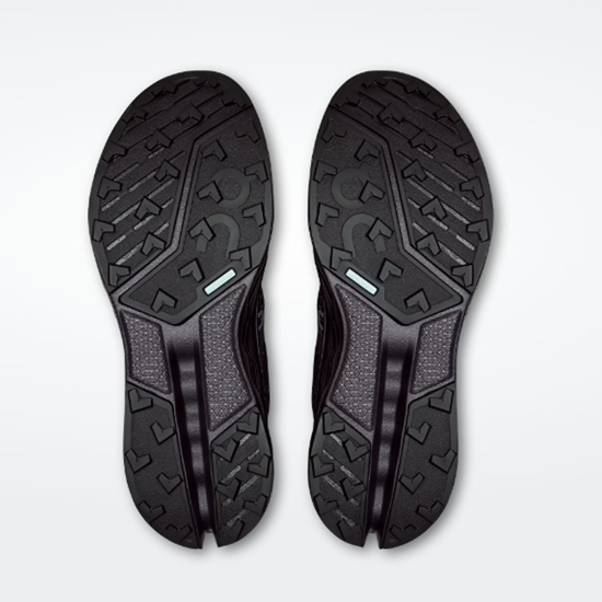 On m trail copati 3MF30241043 CLOUDSURFER TRAIL 2 WATERPROOF black black