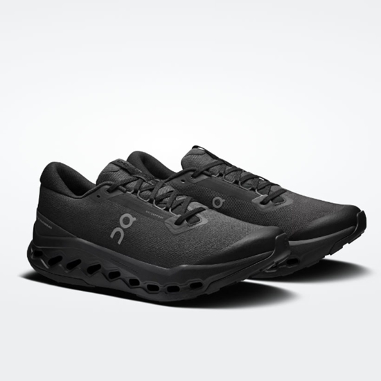 On m trail copati 3MF30241043 CLOUDSURFER TRAIL 2 WATERPROOF black black