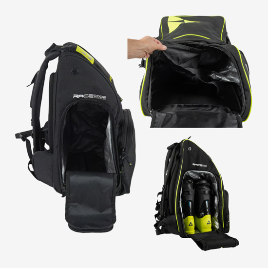 FISCHER nahrbtnik Z05225 BACKPACK RACE 70L black yellow