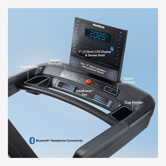 NORDICTRACK tekalna steza NTL13125-INT NT COMMERCIAL LE black
