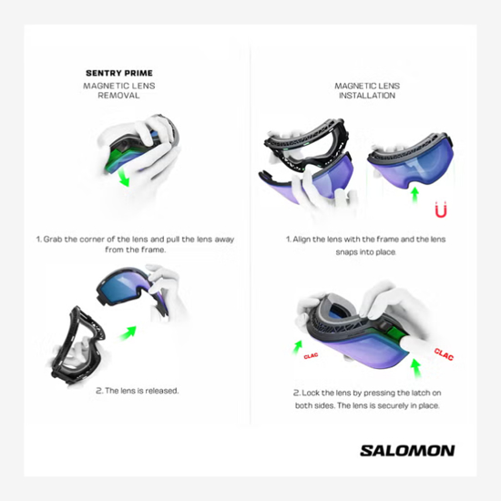 SALOMON odr smučarska očala 478935 SENTRY PRIME SIGMA PHOTOCHROMIC black