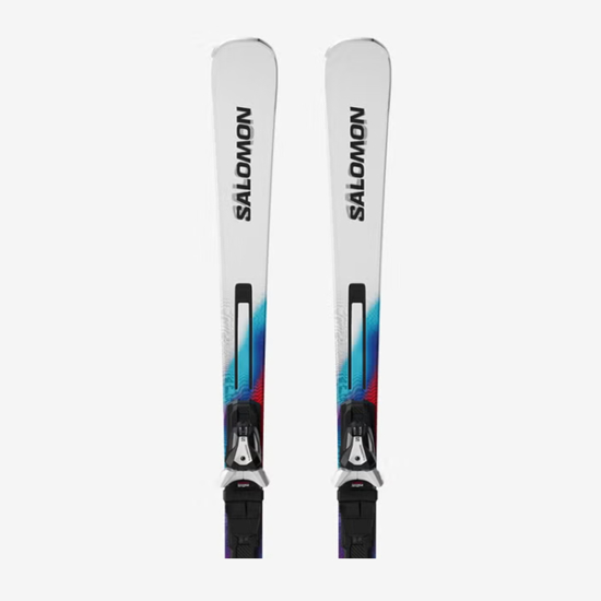 SALOMON odr smučarski set L478918 E ADDIKT + MI12 GW F80 white neon blue