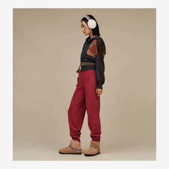 UGG naušniki 20496 TASMAN SHEEPSKIN EARMUFF chestnut