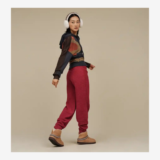 UGG naušniki 20496 TASMAN SHEEPSKIN EARMUFF chestnut