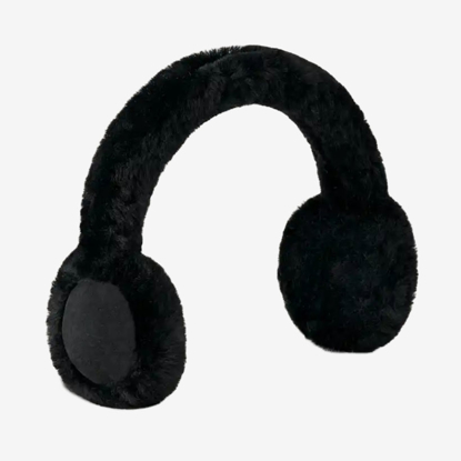 UGG naušniki 103267 SHEEPSKIN WIRELESS EARMUFF black