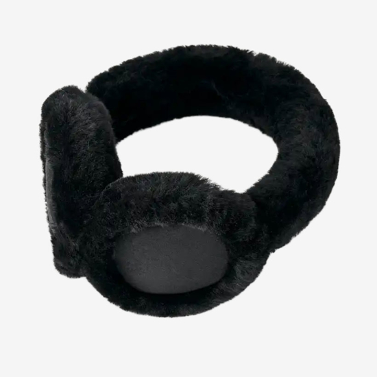 UGG naušniki 103267 SHEEPSKIN WIRELESS EARMUFF black