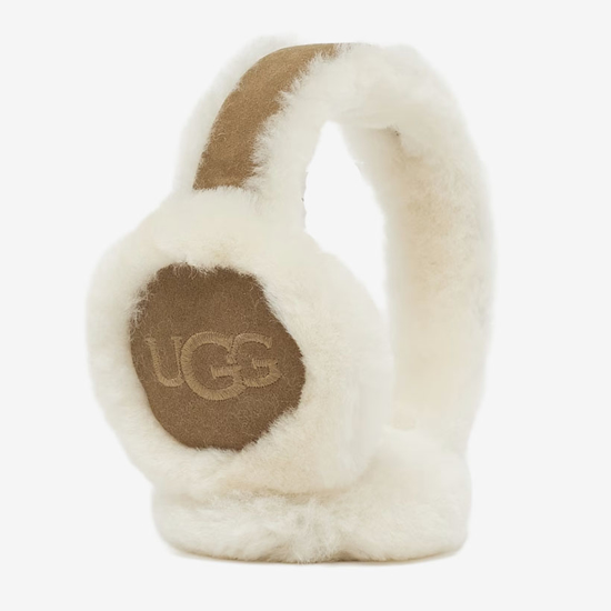 UGG naušniki 20955 SHEEPSKIN EMBROIDERY EARMUFF chestnut