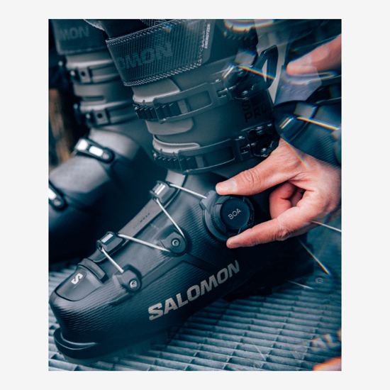 SALOMON odr smučarski čevlji 478875 S/PRO SUPRA BOA 120 black beluga met