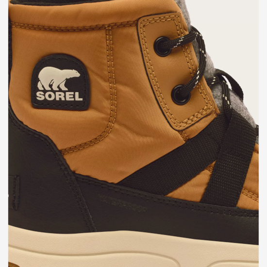 SOREL otr škornji NY5288 253 YOUTH WHITNEY™ III WATERPROOF tawny buff black