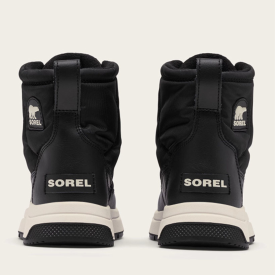 SOREL otr škornji NY5288 010 YOUTH WHITNEY™ III WATERPROOF black sea salt