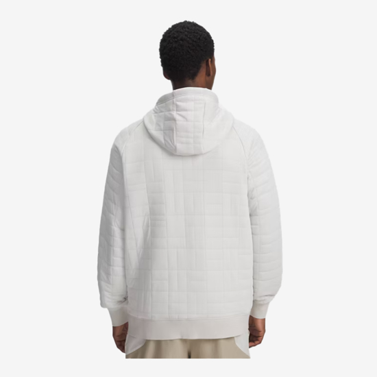 UNDER ARMOUR m jopica 6003869-110 UNSTOPPABLE FLEECE TEXTURED FULL ZIP summit white