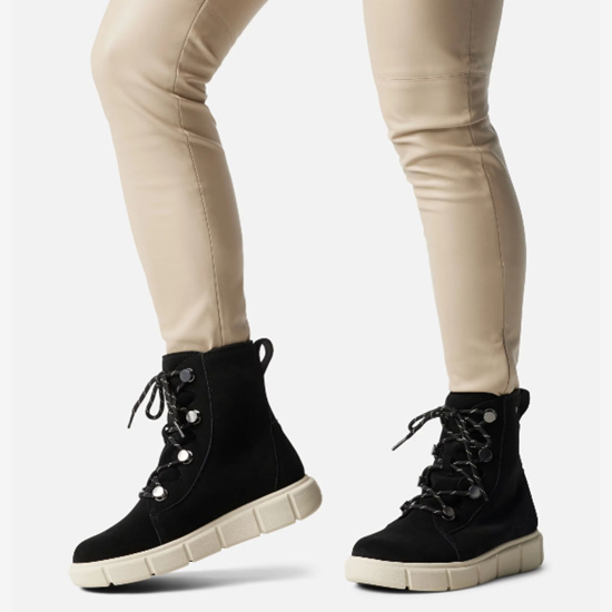 SOREL ž škornji NL5124 010 EXPLORER™ III JOAN WATERPROOF black chalk