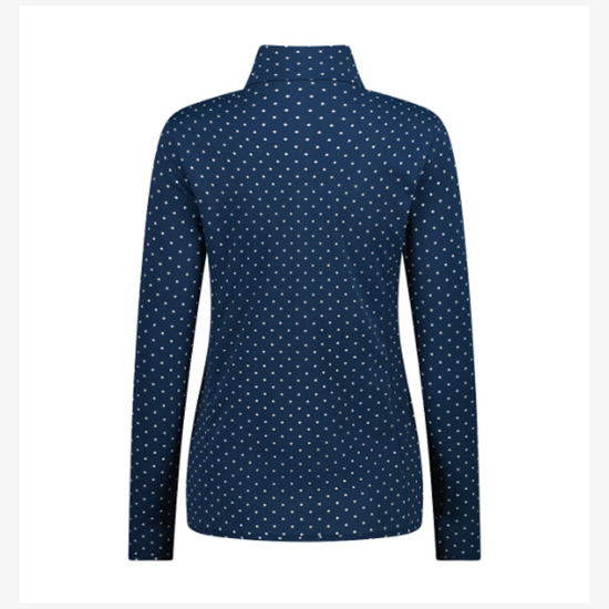 CMP ž puli 34L4306 16ZU SOFTECH TURTLENECK WHIT PRINT blue ink bianco