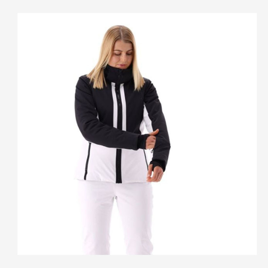 CMP ž bunda 35W0256 U901 TWILL SKI JACKET white black