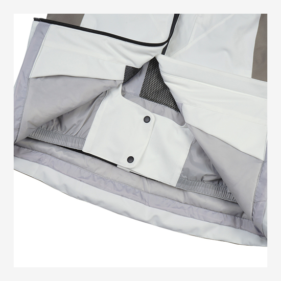 ICEPEAK ž bunda 8 53121839I 980 FAENZA white grey