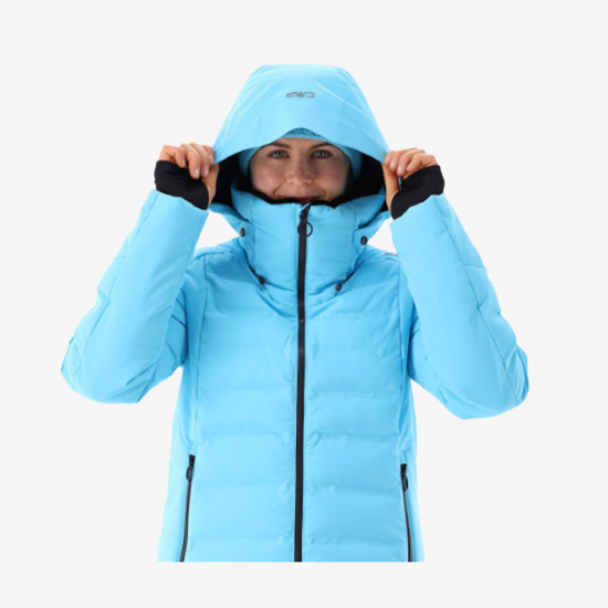 CMP ž bunda 34W4406 L222 APRÉS SKI PADDED JACKET topazio