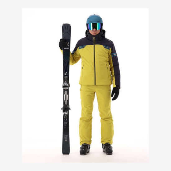 CMP m bunda 35W0087 R629 SKI JACKET IN 4-WAY STRETCH FABRIC gold green
