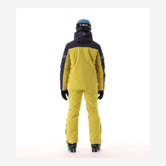 CMP m bunda 35W0087 R629 SKI JACKET IN 4-WAY STRETCH FABRIC gold green