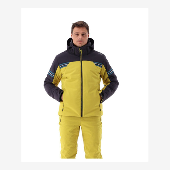 CMP m bunda 35W0087 R629 SKI JACKET IN 4-WAY STRETCH FABRIC gold green