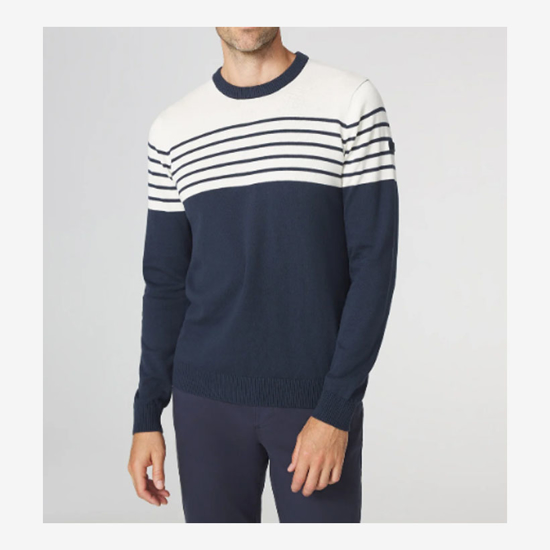 TBS m pulover TOBIERON 14612 navy beige