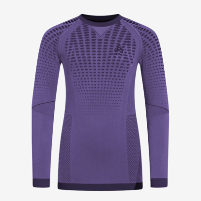 ODLO otr perilo majica 183139 21127 PERFORMANCE WARM KIDS' LONG SLEEVE BASE LAYER TOP purple