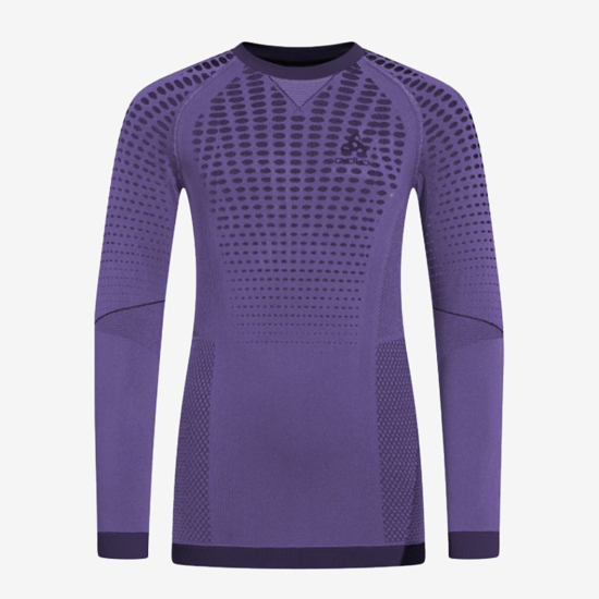 ODLO otr perilo majica 183139 21127 PERFORMANCE WARM KIDS' LONG SLEEVE BASE LAYER TOP purple