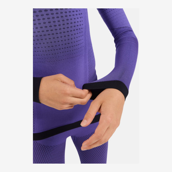 ODLO otr perilo majica 183139 21127 PERFORMANCE WARM KIDS' LONG SLEEVE BASE LAYER TOP purple