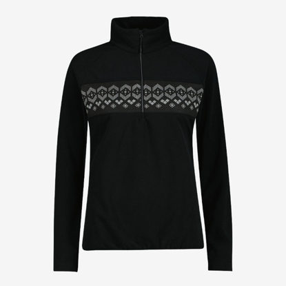 CMP ž puli 35J0456 U901 ARCTIC FLEECE HALP-ZIP JACKET nero