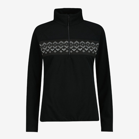CMP ž puli 35J0456 U901 ARCTIC FLEECE HALP-ZIP JACKET nero