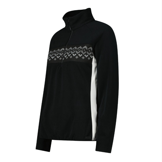 CMP ž puli 35J0456 U901 ARCTIC FLEECE HALP-ZIP JACKET nero