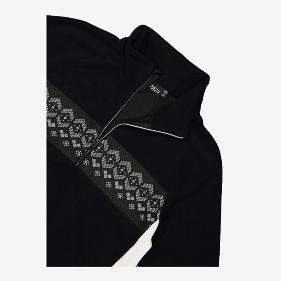 CMP ž puli 35J0456 U901 ARCTIC FLEECE HALP-ZIP JACKET nero