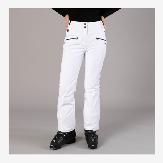 CMP ž smučarske hlače 34W4486 A001 4-WAY STRETCH TWILL SKI PANTS white