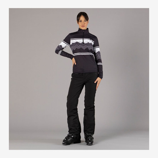 CMP ž smučarske hlače 34W4486 U901 4-WAY STRETCH TWILL SKI PANTS nero