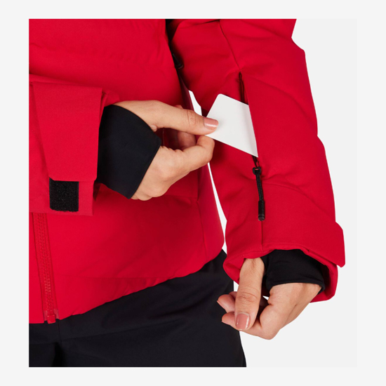 ROSSIGNOL ž smučarska bunda RLOWJ02 35M WOMEN'S STACI INSULATED SKI JACKET red