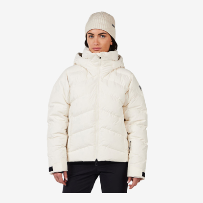 ROSSIGNOL ž smučarska bunda RLOWJ09 A07 WOMEN'S WISPILE RIPSTOP DOWN SKI JACKET nature white