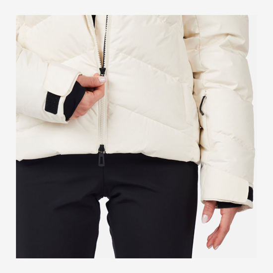 ROSSIGNOL ž smučarska bunda RLOWJ09 A07 WOMEN'S WISPILE RIPSTOP DOWN SKI JACKET nature white