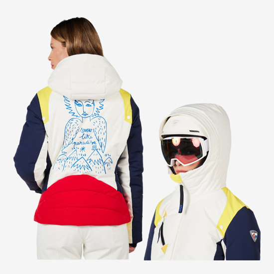 ROSSIGNOL ž smučarska bunda RLOWJ27 120 WOMEN'S JCC VALDIZ DOWN SKI JACKET arctic