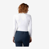 ROSSIGNOL ž smučarski puli RLMWL08 100 WOMEN'S CLASSIQUE HALF-ZIP BASELAYER TOP white