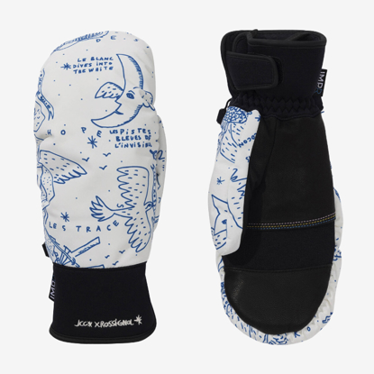 ROSSIGNOL ž smučarske rokavice RLOWG08 A13 W JCC SKI MITTEN snow angel artic print