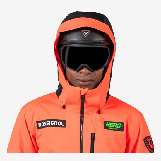 ROSSIGNOL m smučarska bunda RLOMJ24 316 MEN'S HERO BLACKSIDE INSULATED SKI JACKET neon red